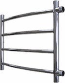 Полотенцесушитель водяной ТЕРА Лидер 500х500 прямой нар.р.1 (4п) (ПСО-21-07) с кронш.